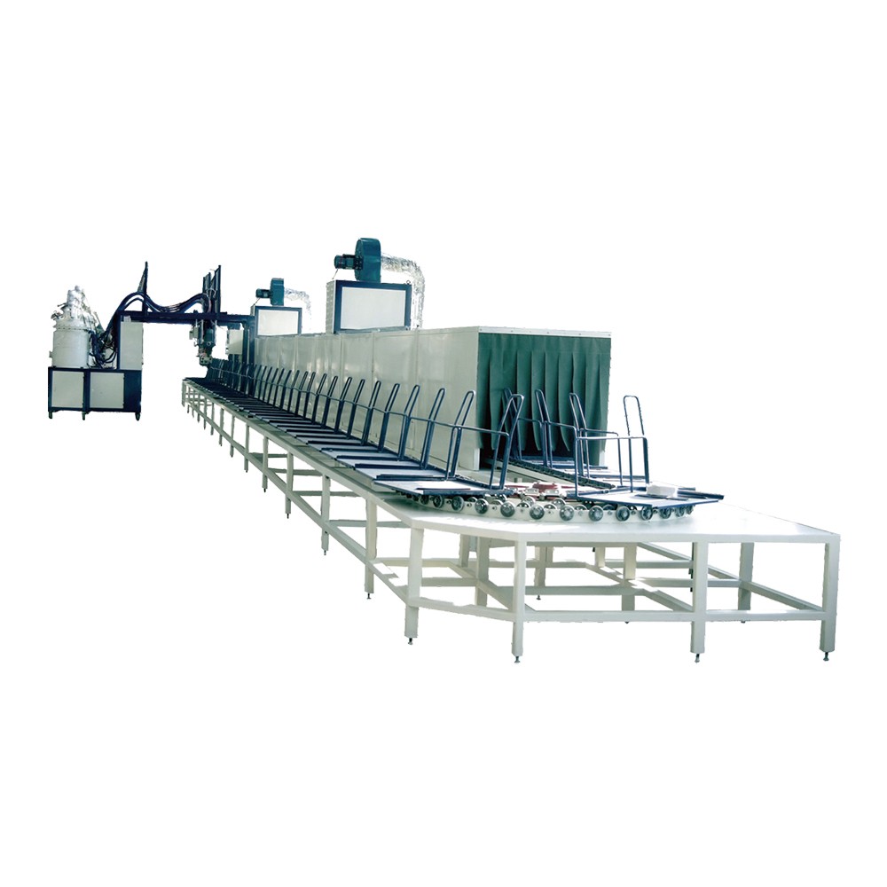 鞋底成型灌注機生產(chǎn)線